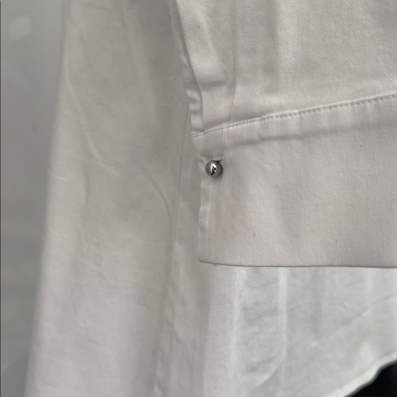 H&M EYELET EMBROIDERY-DETAIL COTTON DRESS SIZE MEDIUM NEW W/ TAG - Picture 5 of 11